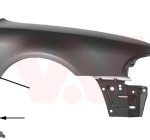 Aripa AUDI A4 B5 (8D2) 1.8 T quattro benzina 150 cai VAN WEZEL 0323654