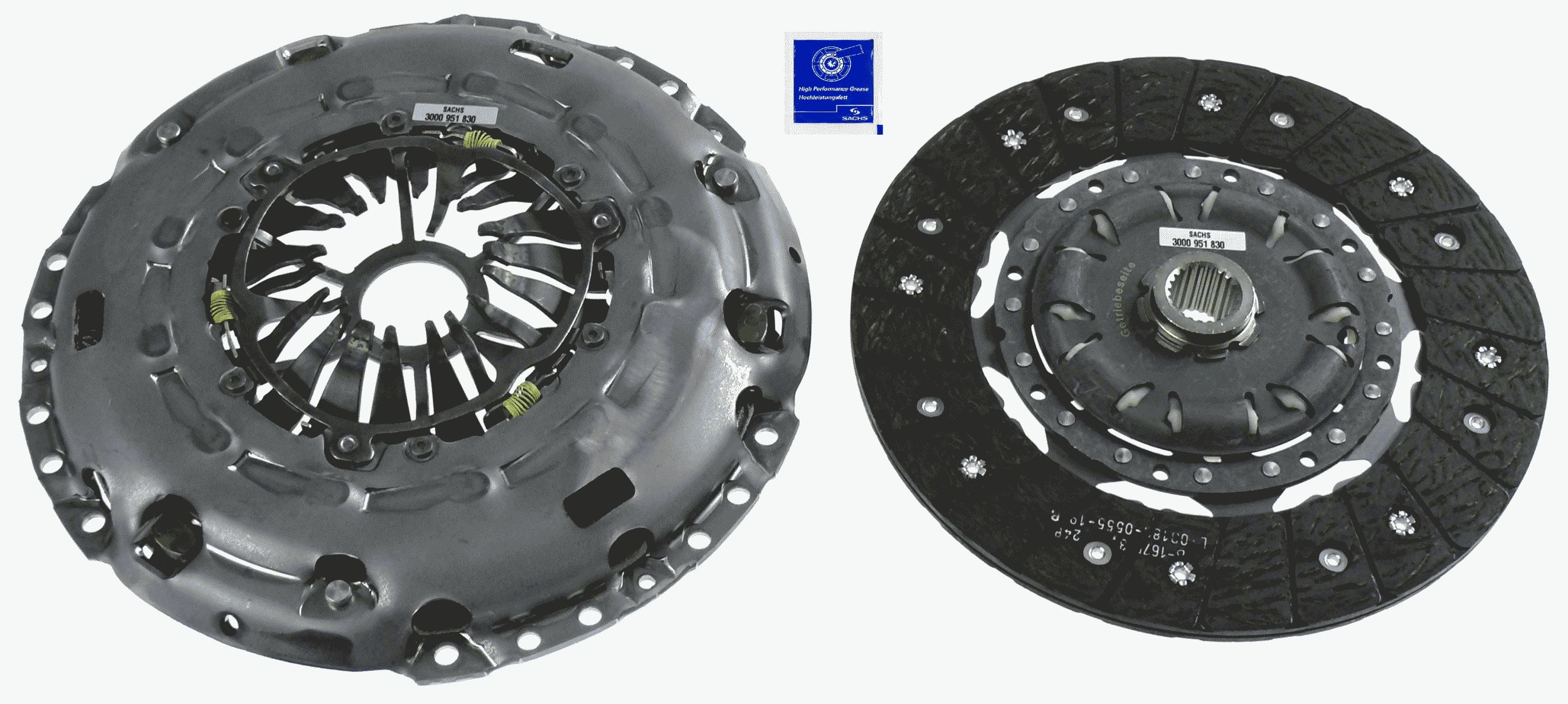 Kit ambreiaj AUDI A3 Sportback (8PA) S3 quattro benzina 265 cai SACHS 3000 951 830