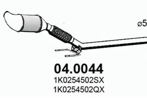 Catalizator AUDI A3 (8P1) 1.9 TDI diesel 105 cai ASSO 04.0044