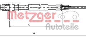 Cablu frana de parcare AUDI A3 (8P1) 3.2 V6 quattro benzina 250 cai METZGER 10.7518