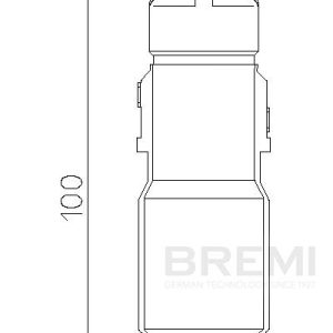 Manson cauciuc bujie AUDI A3 Sportback (8PA) 1.6 benzina 102 cai BREMI 13297A5