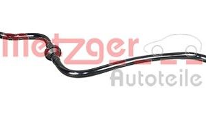 Furtun vacuum servofrana AUDI A3 (8L1) 1.8 T quattro benzina 150 cai METZGER 2180012