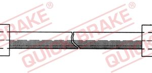 Furtun frana AUDI A4 B5 Avant (8D5) 1.8 quattro benzina 125 cai QUICK BRAKE 22.405