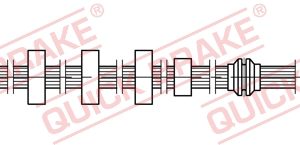 Furtun frana AUDI A4 Allroad B8 (8KH) 3.0 TDI quattro diesel 240 cai QUICK BRAKE 32.208