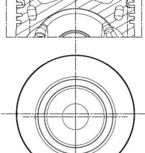 Piston AUDI A4 B8 (8K2) 2.0 TDI quattro diesel 190 cai MAHLE ORIGINAL 028 PI 00154 000