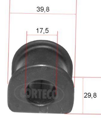 Bucsa bara stabilizatoare AUDI A4 B6 Avant (8E5) 1.8 T quattro benzina 150 cai CORTECO 49371775