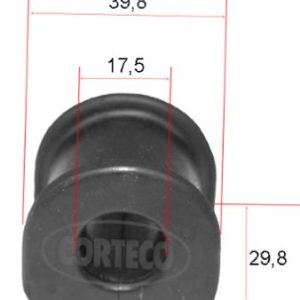 Bucsa bara stabilizatoare AUDI A4 B6 (8E2) 1.8 T quattro benzina 170 cai CORTECO 49371775