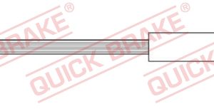 Furtun frana AUDI A3 (8V1, 8VK) 1.4 TSI benzina 150 cai QUICK BRAKE 50.312X
