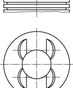 Piston AUDI A3 (8V1, 8VK) 1.4 TFSI benzina 125 cai MAHLE ORIGINAL 028 PI 00153 000