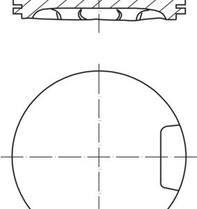 Piston AUDI A4 B5 (8D2) 1.8 quattro benzina 125 cai MAHLE ORIGINAL 033 13 01