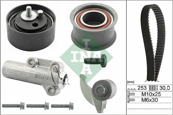 Kit distributie AUDI A4 B5 (8D2) S4 quattro benzina 265 cai INA 530 0179 10