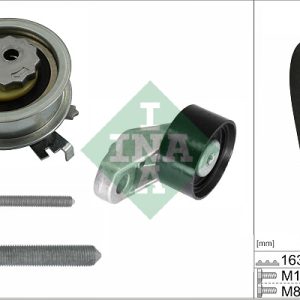 Kit distributie AUDI A1 Sportback (GBA) 25 TFSI benzina 95 cai INA 530 0846 10