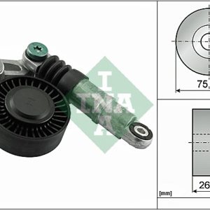 Intinzator curea transmisie AUDI A4 B8 (8K2) 3.0 TDI quattro diesel 240 cai INA 534 0356 10