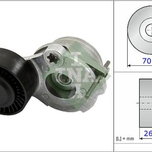 Intinzator curea transmisie AUDI A4 B8 (8K2) 3.0 TDI quattro diesel 245 cai INA 534 0470 10