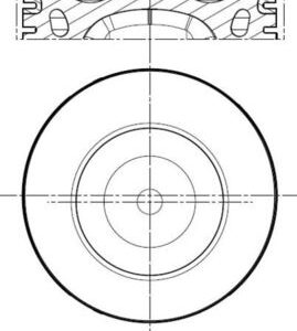Piston AUDI A3 Sportback (8VA, 8VF) 1.6 TDI quattro diesel 110 cai MAHLE ORIGINAL 028 PI 00166 002