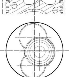 Piston AUDI A4 B6 (8E2) 1.9 TDI quattro diesel 130 cai MAHLE ORIGINAL 030 86 02