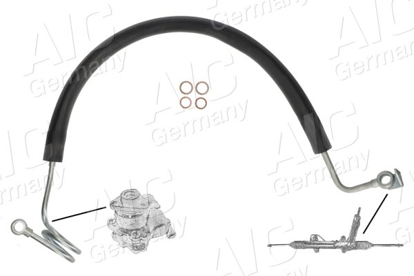 Furtun hidraulic sistem de directie AUDI A4 B7 Avant (8ED) 2.0 TFSI quattro benzina 220 cai AIC 54997