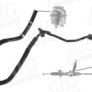 Furtun hidraulic sistem de directie AUDI A4 B8 (8K2) 2.0 TDI quattro diesel 143 cai AIC 58289