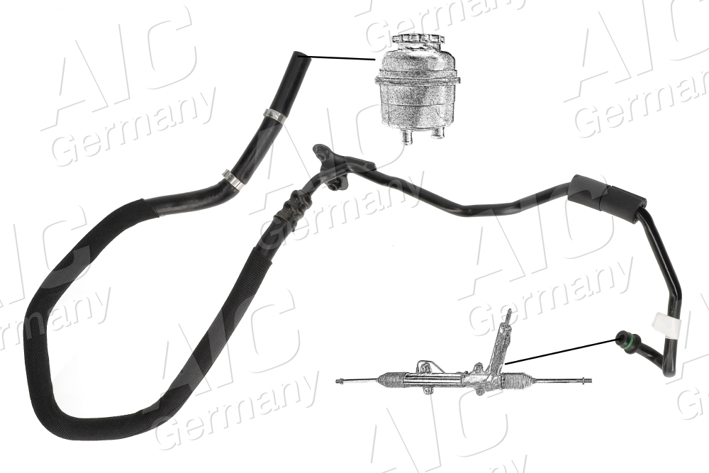 Furtun hidraulic sistem de directie AUDI A4 B8 (8K2) 2.0 TDI quattro diesel 170 cai AIC 58289