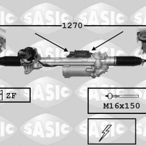 Caseta directie AUDI A3 Sportback (8PA) 2.0 TDI diesel 140 cai SASIC 7176059