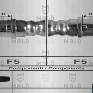 Furtun frana AUDI A4 B5 Avant (8D5) S4 quattro benzina 265 cai MALO 8035