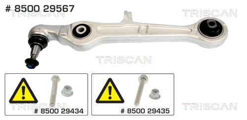 Brat suspensie roata AUDI A4 B7 Cabriolet (8HE) S4 quattro benzina 344 cai TRISCAN 8500 29567