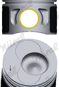 Piston AUDI A3 Sportback (8PA) 1.9 TDI diesel 105 cai NURAL 87-114907-65