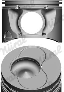 Piston AUDI A3 (8L1) 1.9 TDI diesel 110 cai NURAL 87-114907-90