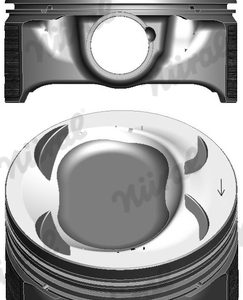 Piston AUDI A1 Sportback (8XA, 8XF) 1.4 TFSI benzina 185 cai NURAL 87-433907-10