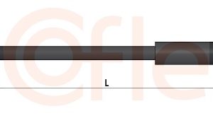 Furtun frana AUDI A3 (8P1) 1.6 benzina 102 cai COFLE 92.BH.VK002