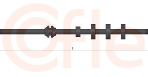 Furtun frana AUDI A4 B8 Avant (8K5) 2.0 TFSI quattro benzina 224 cai COFLE 92.BH.VK020