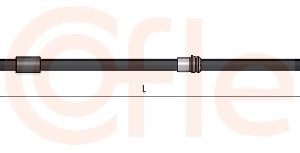 Furtun frana AUDI A3 Limousine (8VS, 8VM) 2.0 TDI diesel 143 cai COFLE 92.BH.VK141