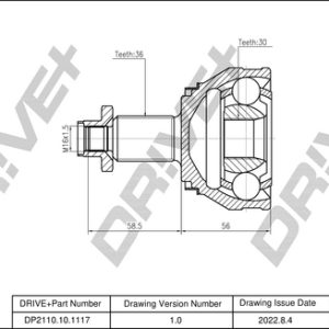 Cap planetara AUDI A1 Sportback (8XA, 8XF) 1.2 TFSI benzina 86 cai DRIVE DP2110.10.1117