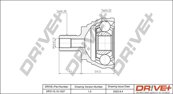 Cap planetara AUDI A3 Limousine (8VS, 8VM) 1.6 TDI diesel 110 cai DRIVE DP2110.10.1537