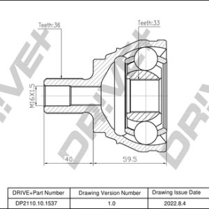 Cap planetara AUDI A3 Limousine (8YS, 8YM) 30 TFSI Mild Hybrid benzina/elector 110 cai DRIVE DP2110.10.1537
