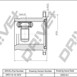 Cap planetara AUDI A4 B7 Cabriolet (8HE) S4 quattro benzina 344 cai DRIVE DP2110.10.1672