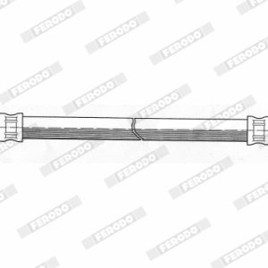 Furtun frana AUDI A4 B5 (8D2) 1.8 quattro benzina 125 cai FERODO FHY2246