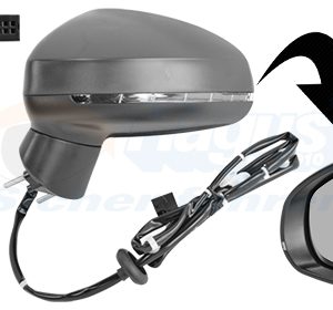 Oglinda exterioara AUDI A1 Sportback (8XA, 8XF) 2.0 TDI diesel 143 cai VAN WEZEL 0304805