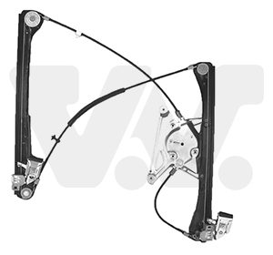 Mecanism actionare geam AUDI A4 B5 (8D2) 2.4 quattro benzina 163 cai VAN WEZEL 0323265