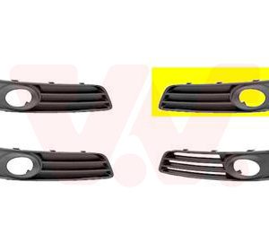 Grila ventilatie bara protectie AUDI A3 (8P1) 3.2 V6 quattro benzina 250 cai VAN WEZEL 0334591