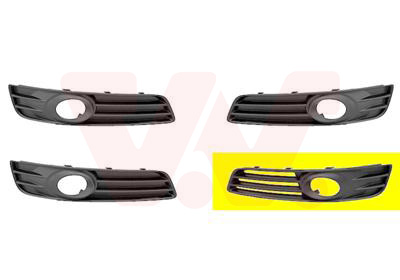 Grila ventilatie bara protectie AUDI A3 (8P1) 1.8 TFSI benzina 160 cai VAN WEZEL 0334593