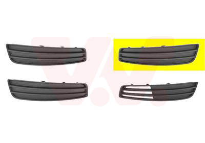 Grila ventilatie bara protectie AUDI A3 (8P1) 2.0 TFSI quattro benzina 200 cai VAN WEZEL 0334595