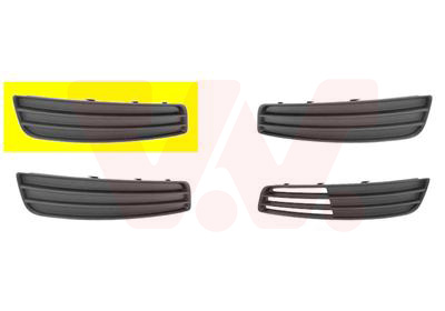 Grila ventilatie bara protectie AUDI A3 (8P1) 1.6 TDI diesel 105 cai VAN WEZEL 0334596