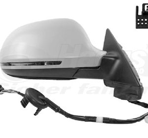 Oglinda exterioara AUDI A3 (8P1) 1.6 TDI diesel 105 cai VAN WEZEL 0334808