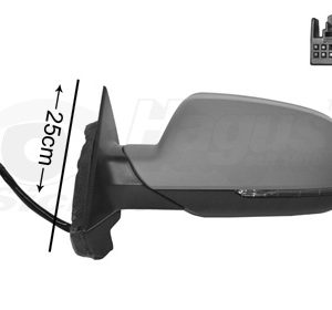 Oglinda exterioara AUDI A3 Sportback (8PA) 1.6 TDI diesel 105 cai VAN WEZEL 0338805