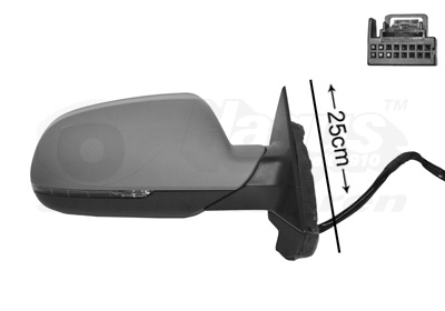 Oglinda exterioara AUDI A3 Sportback (8PA) 2.0 TFSI quattro benzina 200 cai VAN WEZEL 0338806