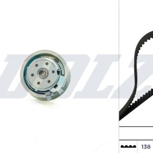Kit distributie AUDI A3 Cabriolet (8P7) 1.6 benzina 102 cai DOLZ SKD050