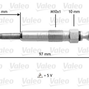 Bujie incandescenta AUDI A3 Sportback (8PA) 1.9 TDI diesel 105 cai VALEO 345125