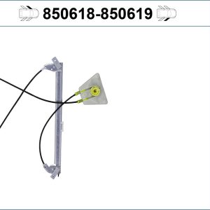 Mecanism actionare geam AUDI A3 Sportback (8PA) 1.8 TFSI benzina 160 cai VALEO 850618