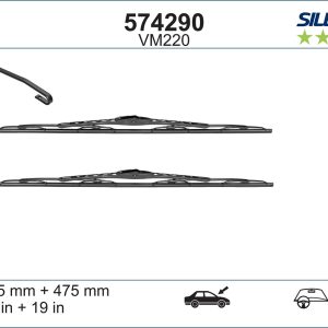 Lamela stergator AUDI A3 (8L1) 1.9 TDI diesel 130 cai VALEO 574290